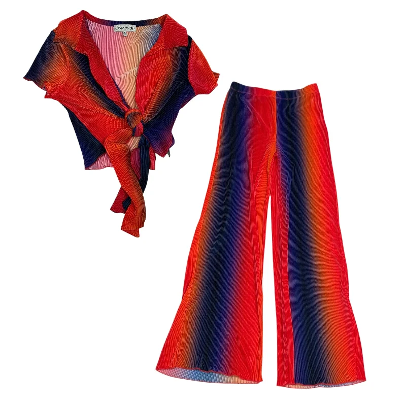 One-DAY Sale Pants Set 2pc By Almost Famous In Multi-colored, Size: M