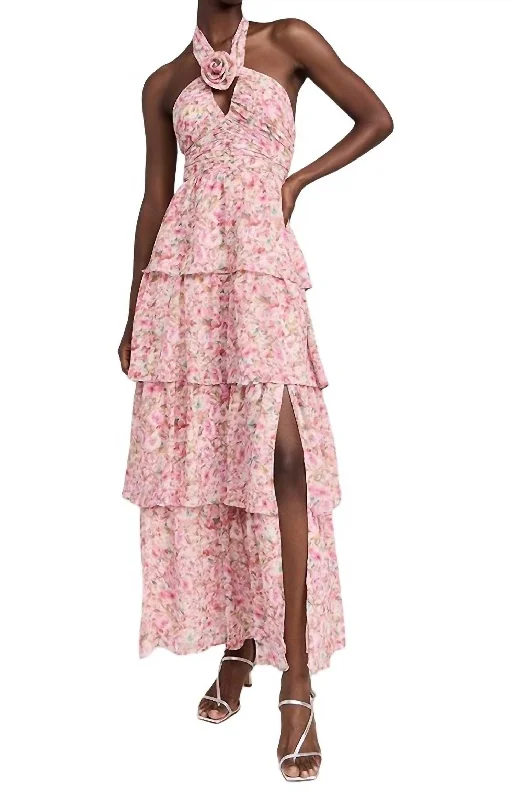 Final Clearance Brinley Dress In Pink Floral