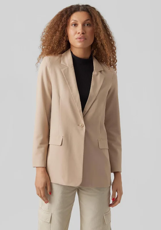 Blowout Sale Vero Moda Zelda Loose Blazer, Humus