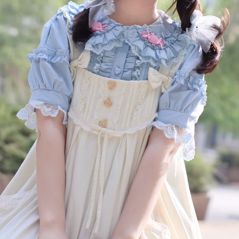 Price Rollback Soft girl Lolita cute short-sleeved shirt YV47144