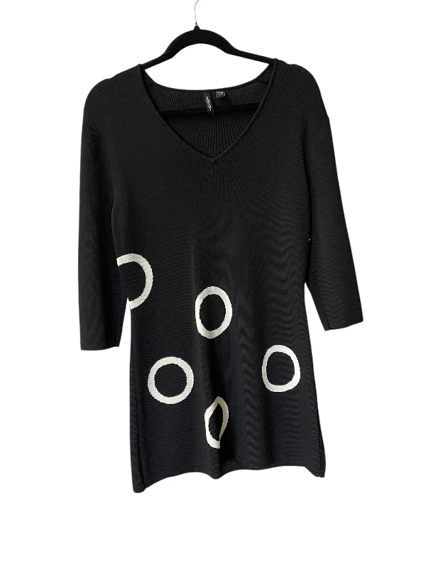 Buy More, Save More Dress Sweater By Cmc In Black & White, Size: L
