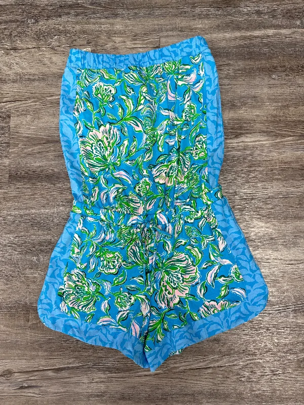 One-DAY Sale Romper By Lilly Pulitzer In Blue & Green, Size: Xs