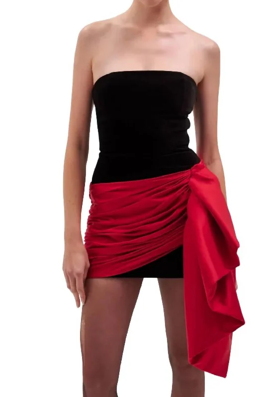 Special Offer Seb Dress In Black Cherry
