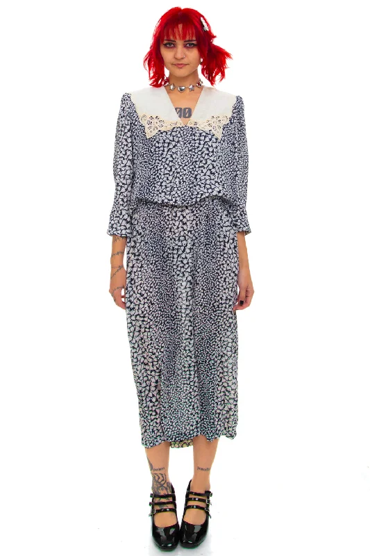 Deal Frenzy Vintage 80's Trend Makers Bow Dress - S/M/L