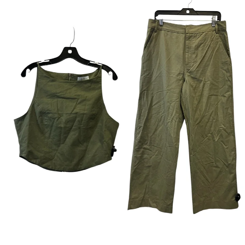 Today’s Deal Pants Set 2pc By Wayf In Green, Size: L