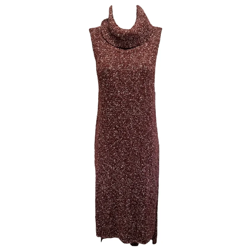 Limited Availability Flowy Maxi Tunic Sweater By Anthropologie In Red, Size: M
