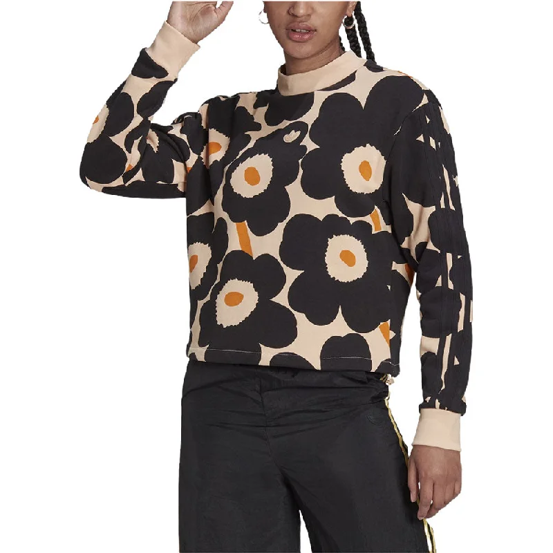 Closeout Sale Adidas Sportwear Marimekko All Over Print Women's Sweatshirt Halo Blush