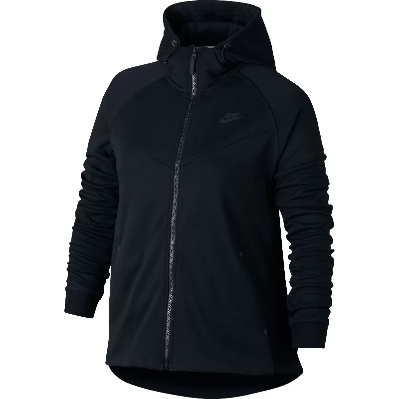 Daily Deals Nike Sportswear Tech Fleece Full Zip Plus Size Women's Hoodie Black