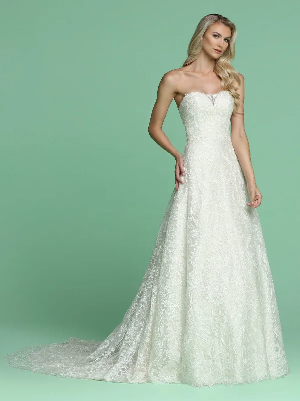 Best Bargains Davinci Bridal 50609 Long Strapless Lace A Line Wedding Dress Corset Gown Best Bargains Davinci Bridal 50609 Long Strapless Lace A Line Wedding Dress Corset Gown