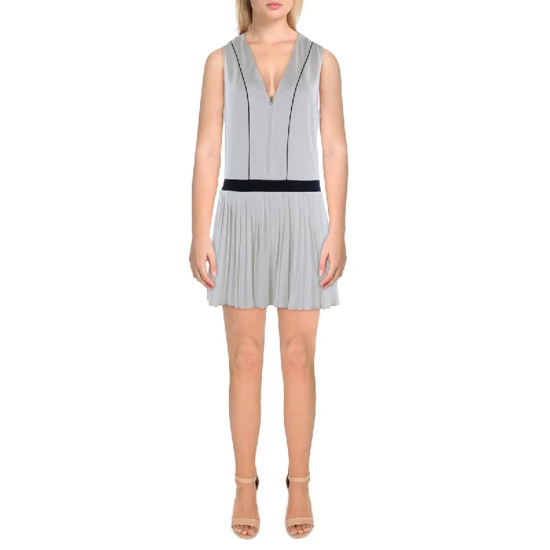 Hot Deal Womens Mini V-Neck Athletic Dress