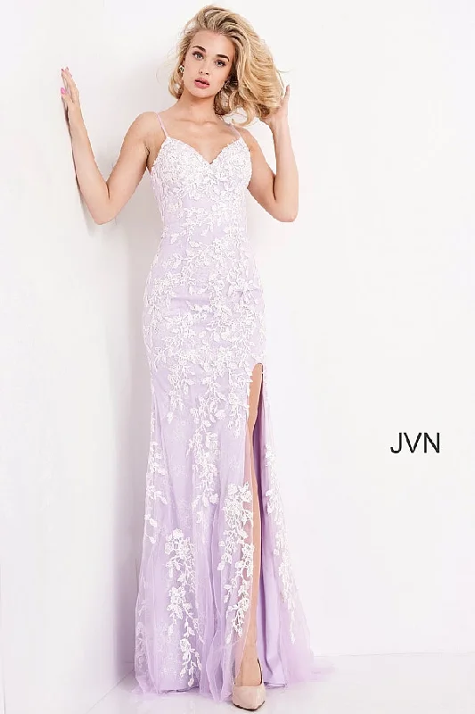Daily Deals Jovani 06660 Long Fitted Lace V Neck Prom Dress Formal Pageant Backless Gown Daily Deals Jovani 06660 Long Fitted Lace V Neck Prom Dress Formal Pageant Backless Gown