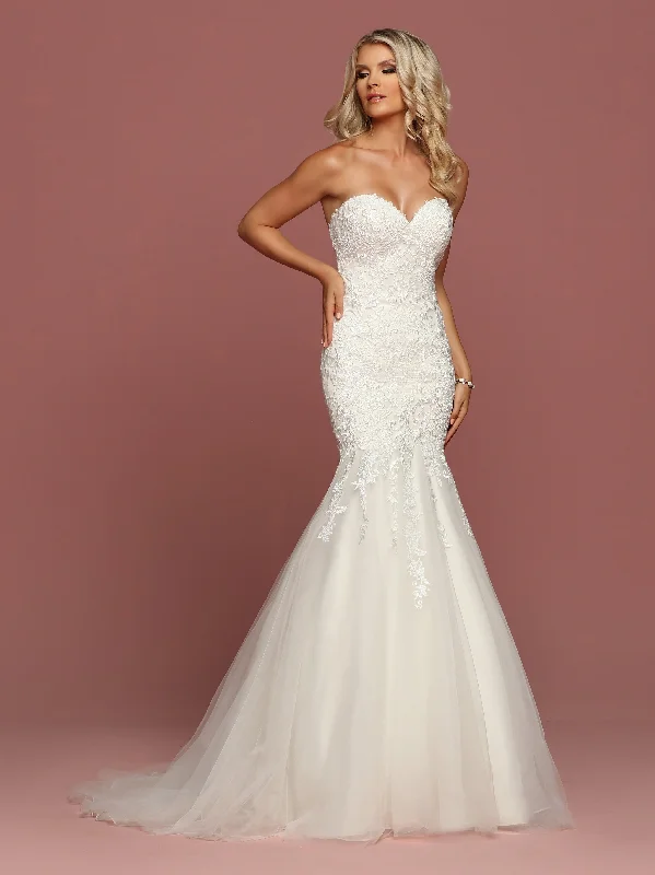 Exclusive Access Davinci Bridal 50502 Strapless Lace Sweetheart Tulle Wedding Dress Buttons Train Exclusive Access Davinci Bridal 50502 Strapless Lace Sweetheart Tulle Wedding Dress Buttons Train
