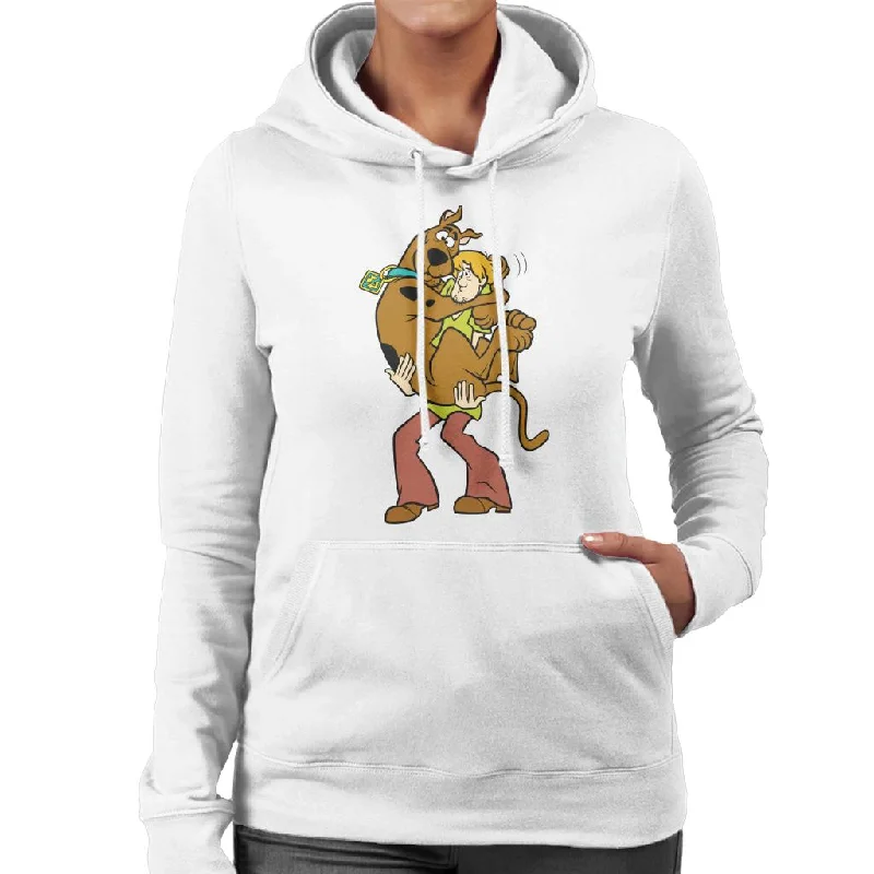 Midnight Sale Scooby Doo Shaggy Holding Scooby Women's Hooded Sweatshirt