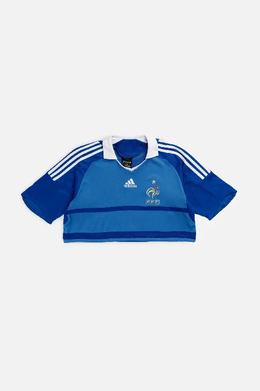 Reduced Prices Rework Crop France Soccer Jersey - M