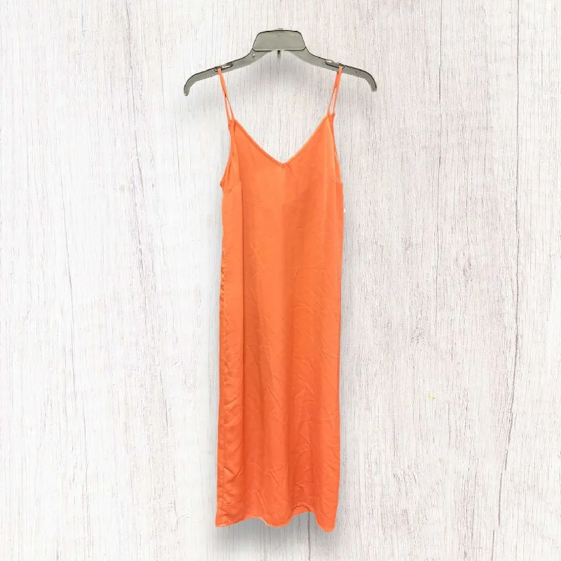 Mega Sale Dress Casual Maxi By A New Day In Orange, Size: Xs