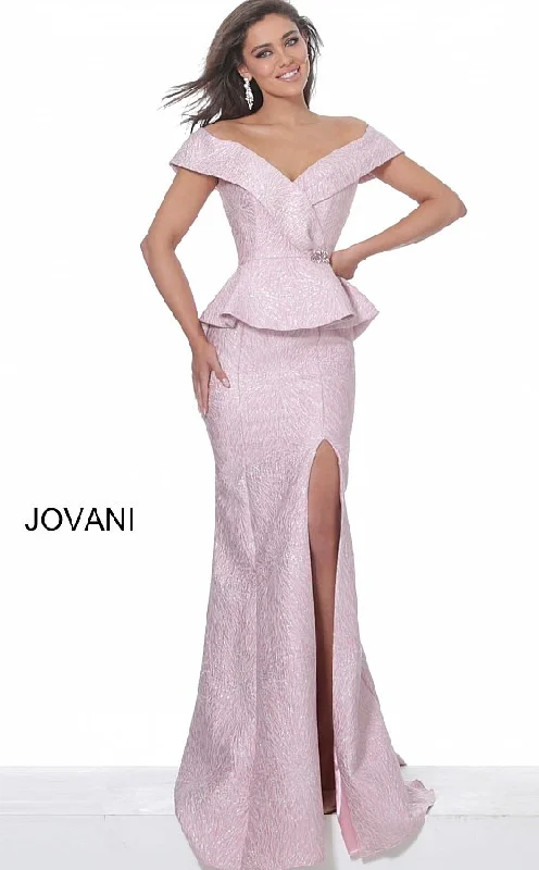 Price Slash Jovani 03944 Off the shoulder high slit evening gown mother of the bride dress Price Slash Jovani 03944 Off the shoulder high slit evening gown mother of the bride dress