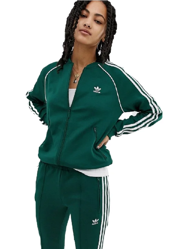 Mega Deal Adidas SST Full Zip Women"s Track Jacket Green