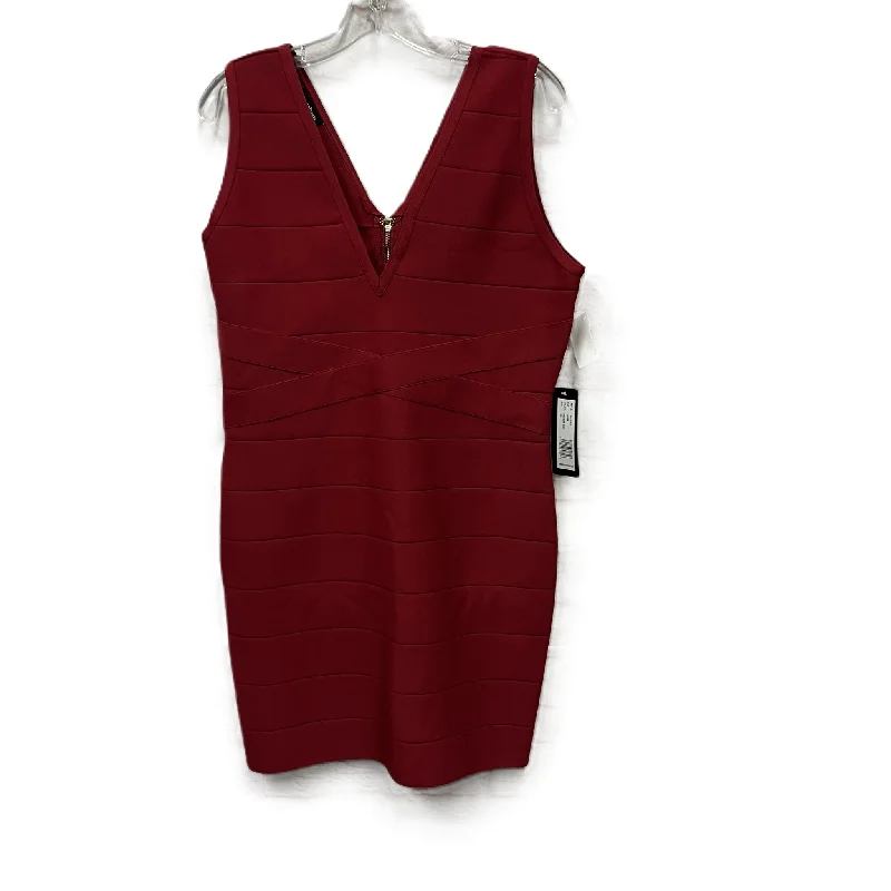 Don't Wait Dress Party Short By Bebe In Red, Size: Xl