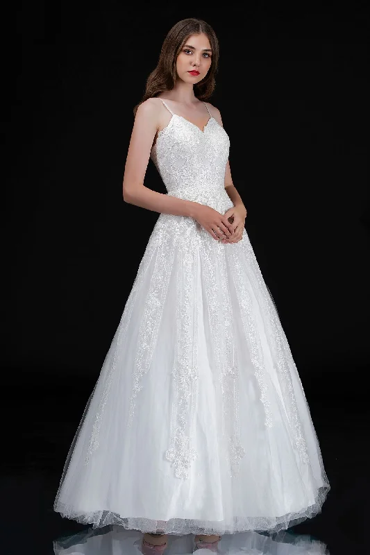 Major Savings Nina Canacci 1508 Size 8 White Long Lace Wedding Dress V Neck Bridal Gown Tulle Major Savings Nina Canacci 1508 Size 8 White Long Lace Wedding Dress V Neck Bridal Gown Tulle