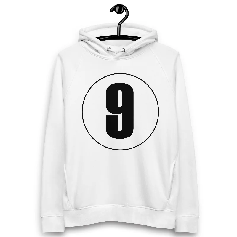 Best Deals Unisex pullover hoodie: Black on White 9