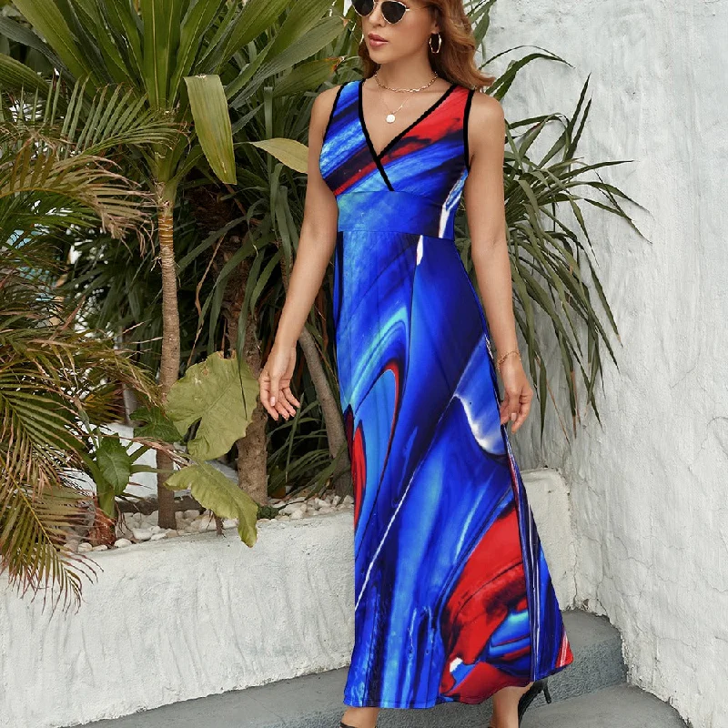 Bonus Savings Temperament Ladies Sleeveless Dress