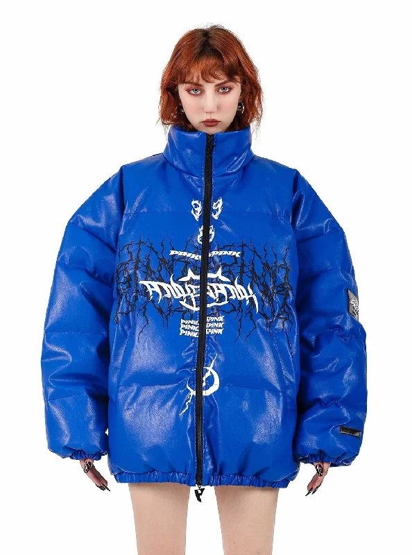 Price Blitz PINKSPINK Skeletal Wing Puffer Jacket