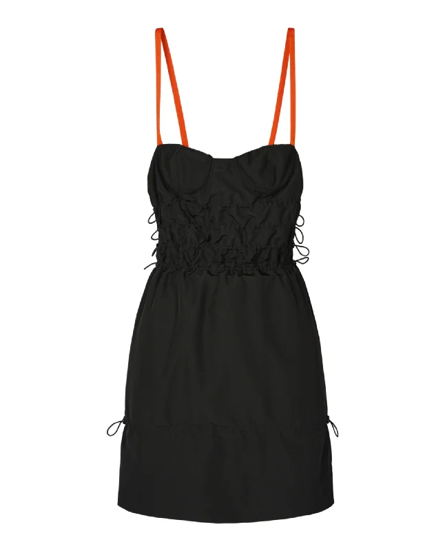 Huge Savings Logo Straps Coulisse Dress