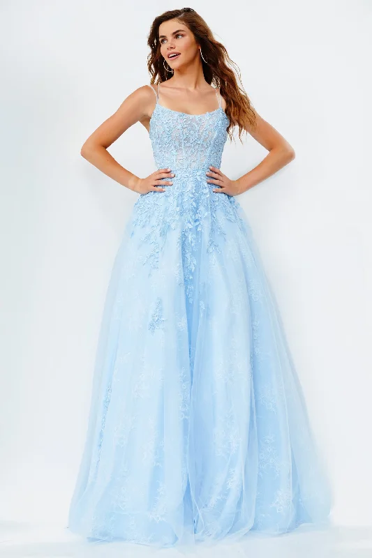 Today’s Deal Jovani 06644 Long Lace Ballgown Prom Dress Scoop Neckline Corset Sheer Pageant Gown Today’s Deal Jovani 06644 Long Lace Ballgown Prom Dress Scoop Neckline Corset Sheer Pageant Gown