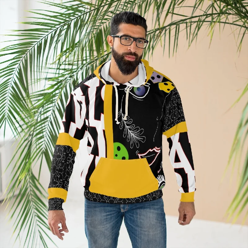 Deal Alert AOP Unisex Pullover Hoodie YELLOVER HERE