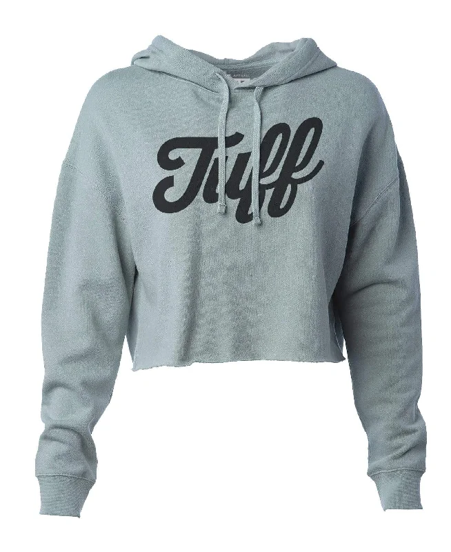 Unbeatable Prices TUFF Script Hooded Cropped Fleece