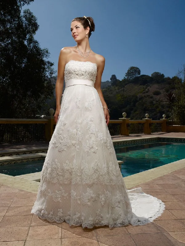 Fantastic Deals Casablanca Bridal 1900 Champagne Wedding Dress Strapless A Line Embellished Fantastic Deals Casablanca Bridal 1900 Champagne Wedding Dress Strapless A Line Embellished