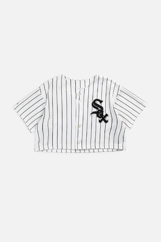 Discount Deals Rework Crop Chicago White Sox MLB Jersey - M