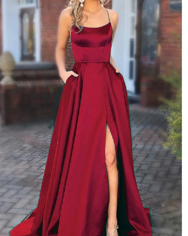 Limited Time Discount Halter Wine Red Prom Dresses Long with Pocket long Vestido De Festido Longo 2022 Limited Time Discount Halter Wine Red Prom Dresses Long with Pocket long Vestido De Festido Longo 2022