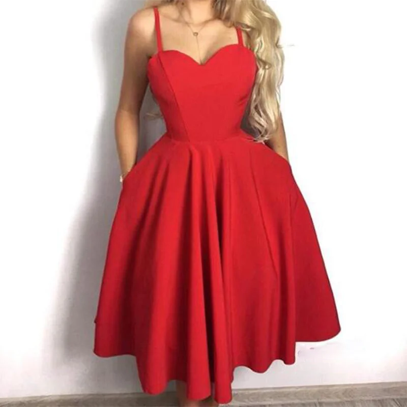 Members Only Red Spaghetti Straps Satin A Line Short Junior Prom Dress 8th Grade Cocktail Party Dress Members Only Red Spaghetti Straps Satin A Line Short Junior Prom Dress 8th Grade Cocktail Party Dress