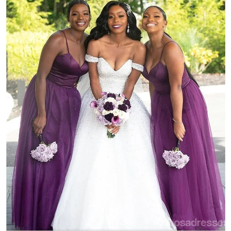 Deal of the Week Purple Spaghetti Straps V-neck A-line Cheap Long Bridesmaid Dresses Online,WG1649 Deal of the Week Purple Spaghetti Straps V-neck A-line Cheap Long Bridesmaid Dresses Online,WG1649