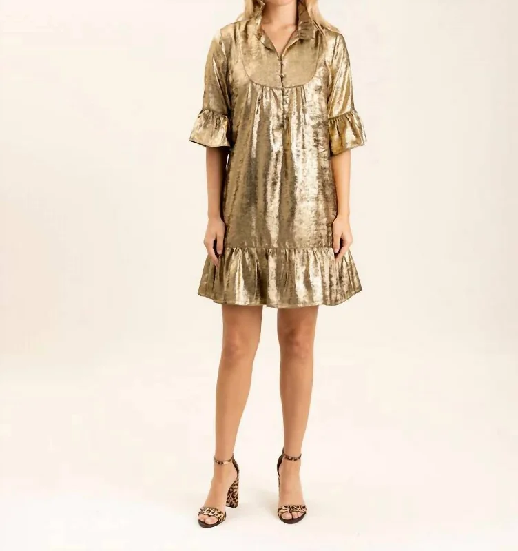 Deal Dash Mary Dress In Bronze