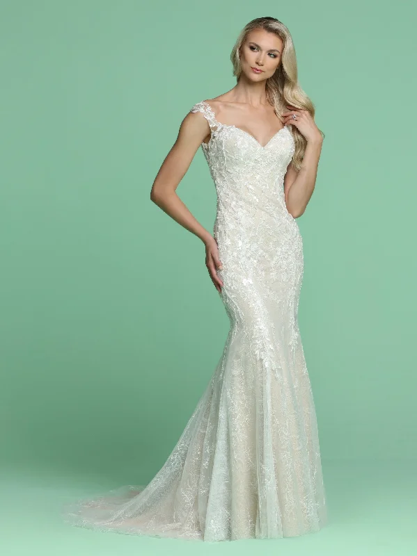 Lowest Price Davinci Bridal 50602 Mermaid Floral Lace Wedding Dress Sheer Button Sequin Lowest Price Davinci Bridal 50602 Mermaid Floral Lace Wedding Dress Sheer Button Sequin