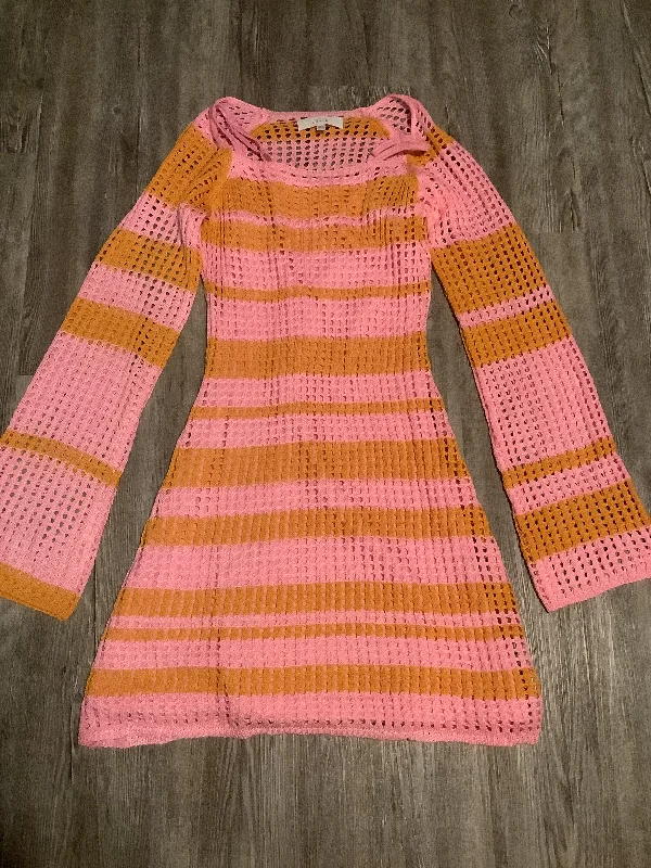 Limited Availability Dress Casual Short By Clothes Mentor In Pink, Size: S