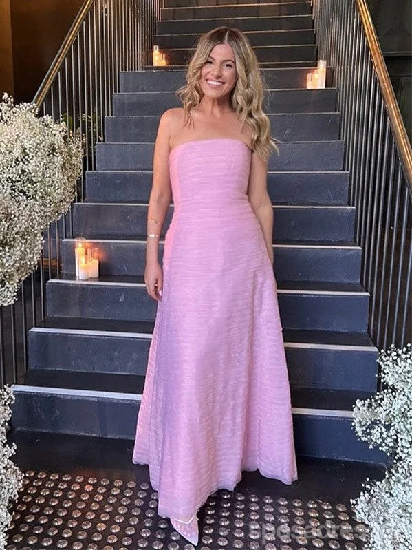 Bargain Prices Gorgeous Pink A-line Long Party Prom Dresses Ideas,Evening Gowns,13871