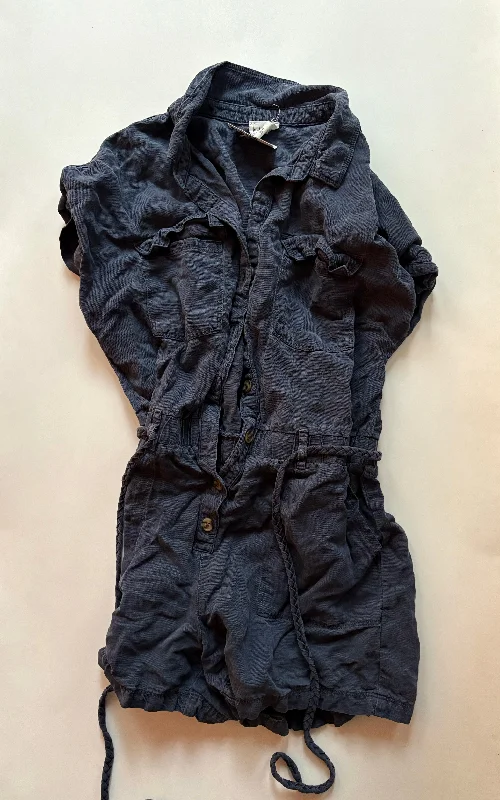 Price Smash Romper By Nicole By Nicole Miller In Blue, Size: M