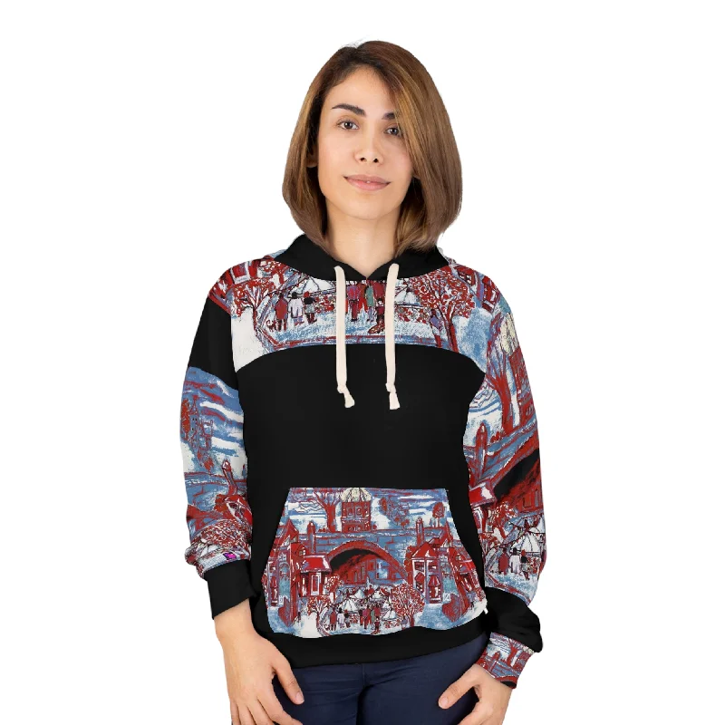 Midnight Madness THE MARKET PLACE Unisex Pullover Hoodie (AOP)