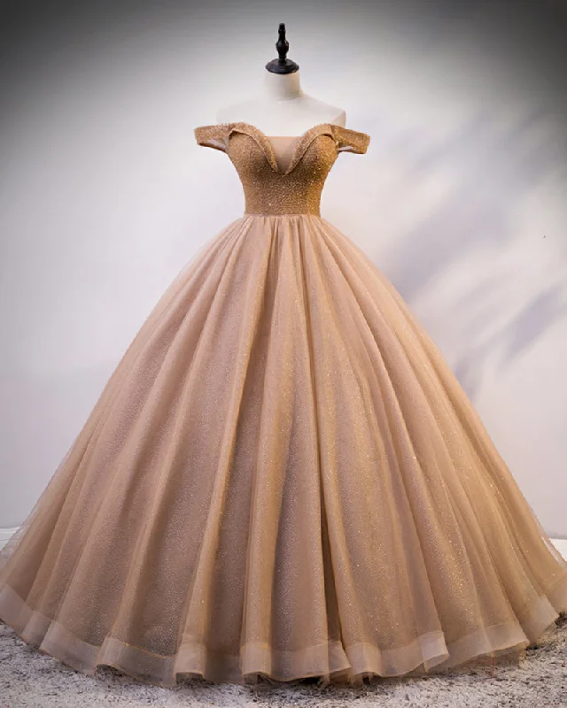 Weekend Deal Beautiful Princess Beaded Off the Shoulder Ball Gown Prom Dress,Women Wedding Gowns WD1008 Weekend Deal Beautiful Princess Beaded Off the Shoulder Ball Gown Prom Dress,Women Wedding Gowns WD1008