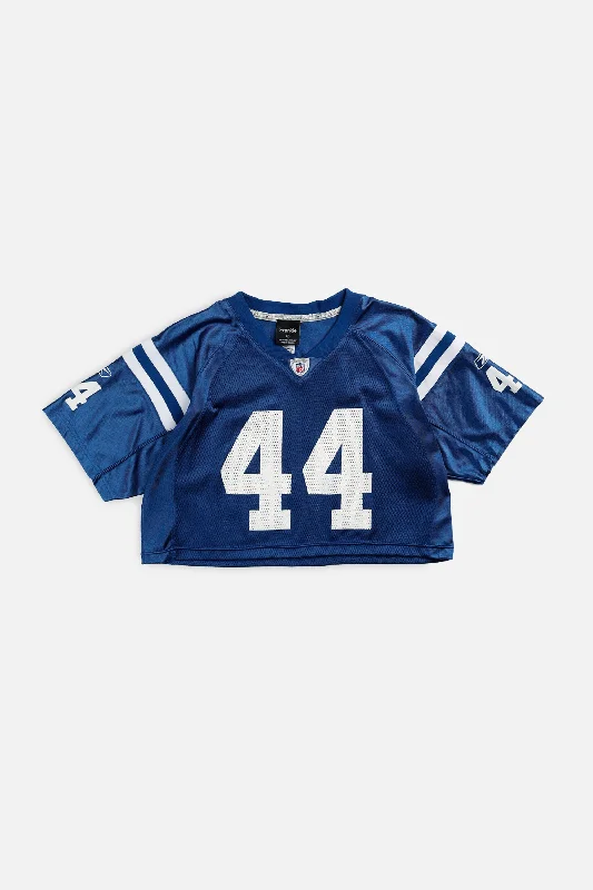 Mega Sale Rework Crop Indianapolis Colts NFL Jersey - M