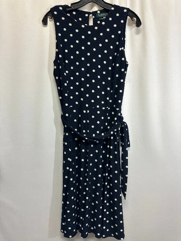 Weekend Deal Dress Casual Midi By Ralph Lauren In Blue, Size: 6