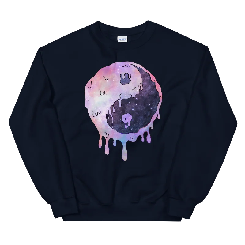 Hurry In Yinyang Melting Graphic Sweatshirt