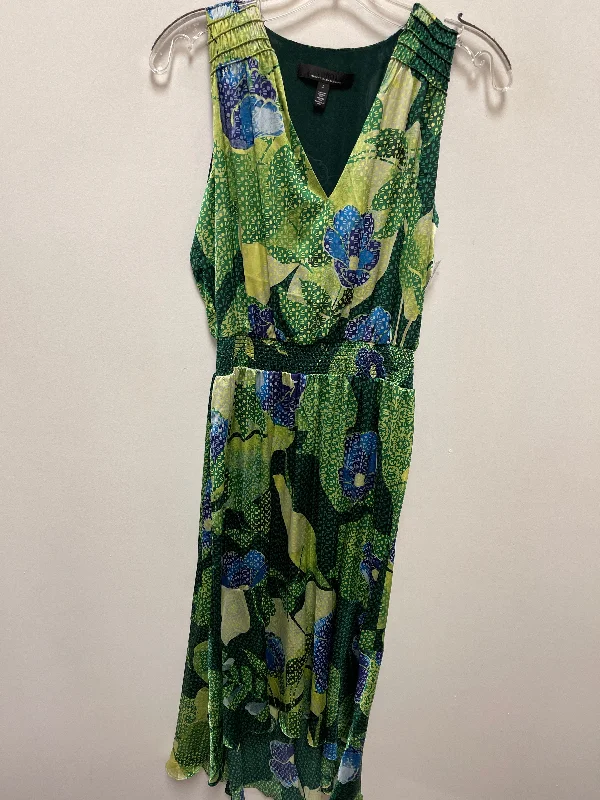 TIME-Limited Offer Dress Casual Maxi By White House Black Market In Green & Yellow, Size: 2 TIME-Limited Offer Dress Casual Maxi By White House Black Market In Green & Yellow, Size: 2