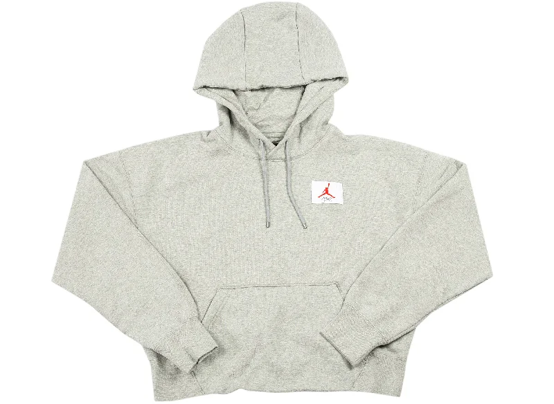 Seasonal Clearance Women's Jordan Flight Fleece Pullover Hoodie in Grey