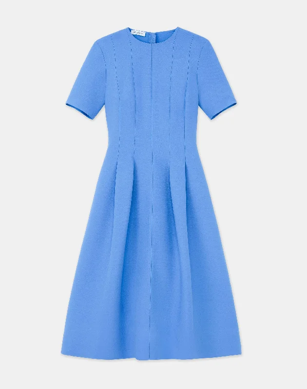 Bargain Blast Wool-Silk Crepe Dress