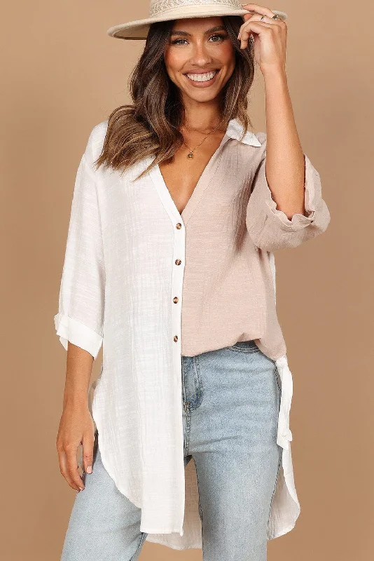 Price Reduction Effortless Style Cotton Linen Shirt