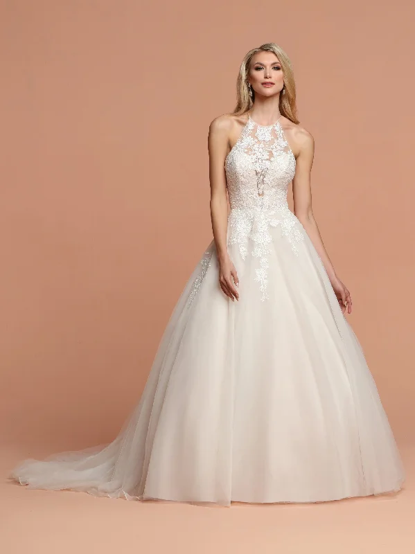 Exclusive Savings Davinci Bridal 50598 High Neck Sheer Embroidered Tulle Ballgown Wedding Dress Open Back Exclusive Savings Davinci Bridal 50598 High Neck Sheer Embroidered Tulle Ballgown Wedding Dress Open Back